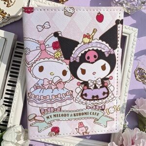 🍰🎀 My Melody & Kuromi Sweet Café Passport Wallet 🎀🍰